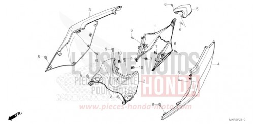 CAPOT ARRIERE CBR1000SPR de 2024